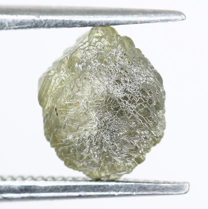 2.16 CT Irregular Cut Salt And Pepper Rough Raw Diamond For Engagement Ring - JayKrishna Diamond