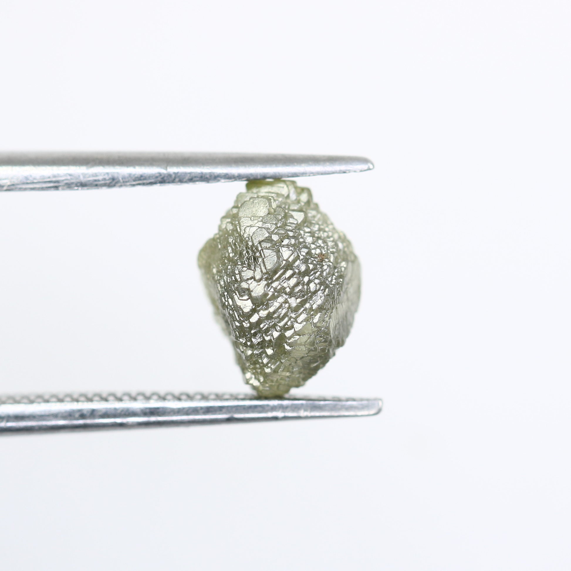 2.16 CT Irregular Cut Salt And Pepper Rough Raw Diamond For Engagement Ring - JayKrishna Diamond