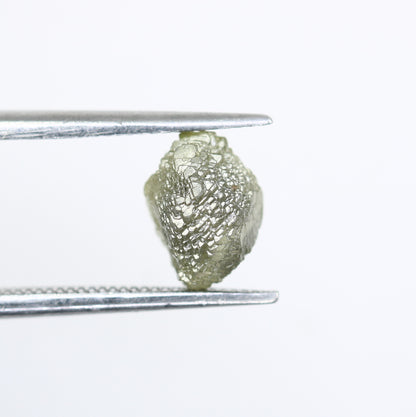 2.16 CT Irregular Cut Salt And Pepper Rough Raw Diamond For Engagement Ring - JayKrishna Diamond