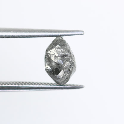 1.92 CT Salt And Pepper Rough Irregular Cut Diamond For Engagement Ring - JayKrishna Diamond