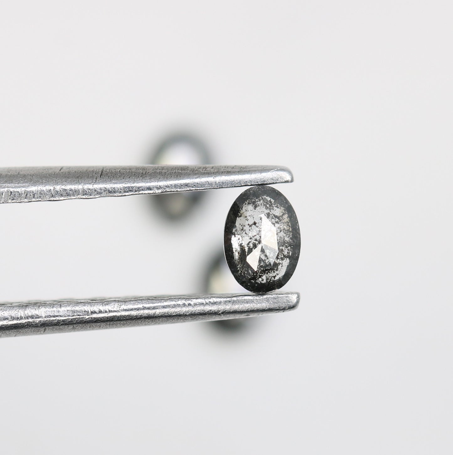0.38 CT Salt and Pepper Oval Cut Loose Diamond for Custom Engagement Rings, Unique Bridal Jewelry & Ethical Fine Jewelry   2/2       Was this response better or worse?  Better  Worse  Same - JayKrishna Diamond