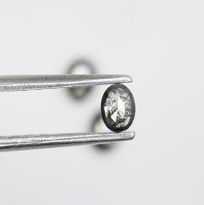 0.38 CT Salt and Pepper Oval Cut Loose Diamond for Custom Engagement Rings, Unique Bridal Jewelry & Ethical Fine Jewelry   2/2       Was this response better or worse?  Better  Worse  Same - JayKrishna Diamond