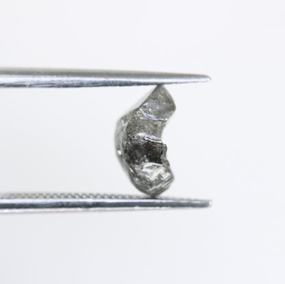 1.45 CT Salt And Pepper Rough Uncut Diamond For Engagement Ring - JayKrishna Diamond