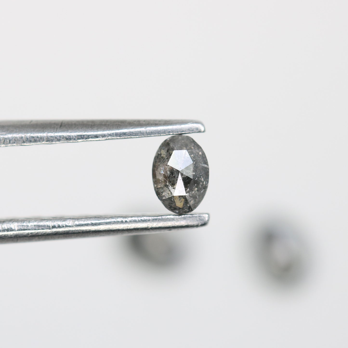 0.38 CT Salt and Pepper Oval Cut Loose Diamond for Custom Engagement Rings, Unique Bridal Jewelry & Ethical Fine Jewelry   2/2       Was this response better or worse?  Better  Worse  Same - JayKrishna Diamond