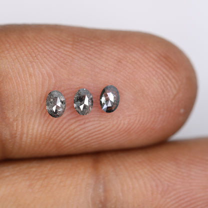 0.38 CT Salt and Pepper Oval Cut Loose Diamond for Custom Engagement Rings, Unique Bridal Jewelry & Ethical Fine Jewelry   2/2       Was this response better or worse?  Better  Worse  Same - JayKrishna Diamond