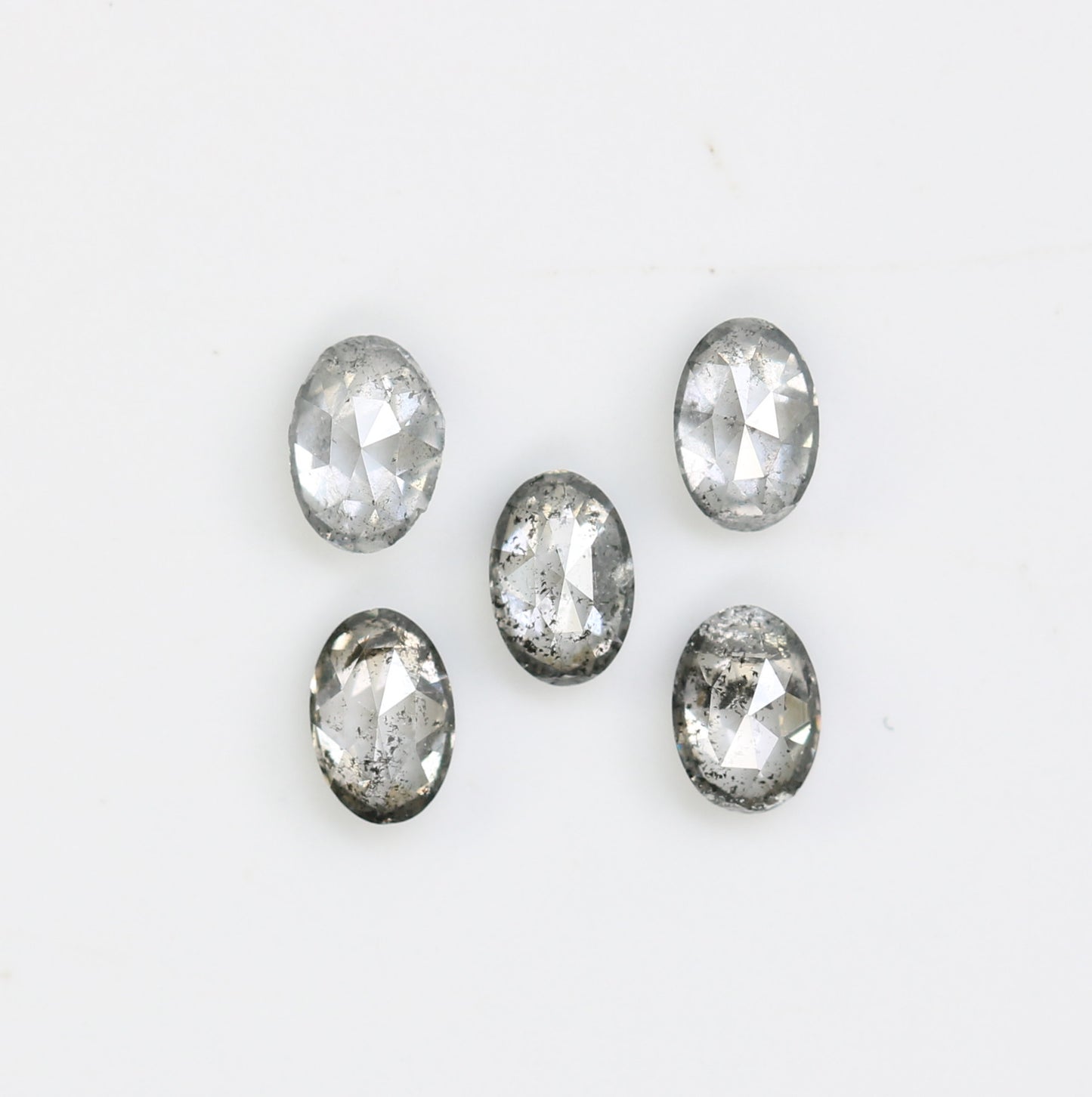 0.39 CT Natural Oval Shape Salt and Pepper Diamond for Custom Engagement Rings, Unique Fine Jewelry & Elegant Bridal Jewelry - JayKrishna Diamond