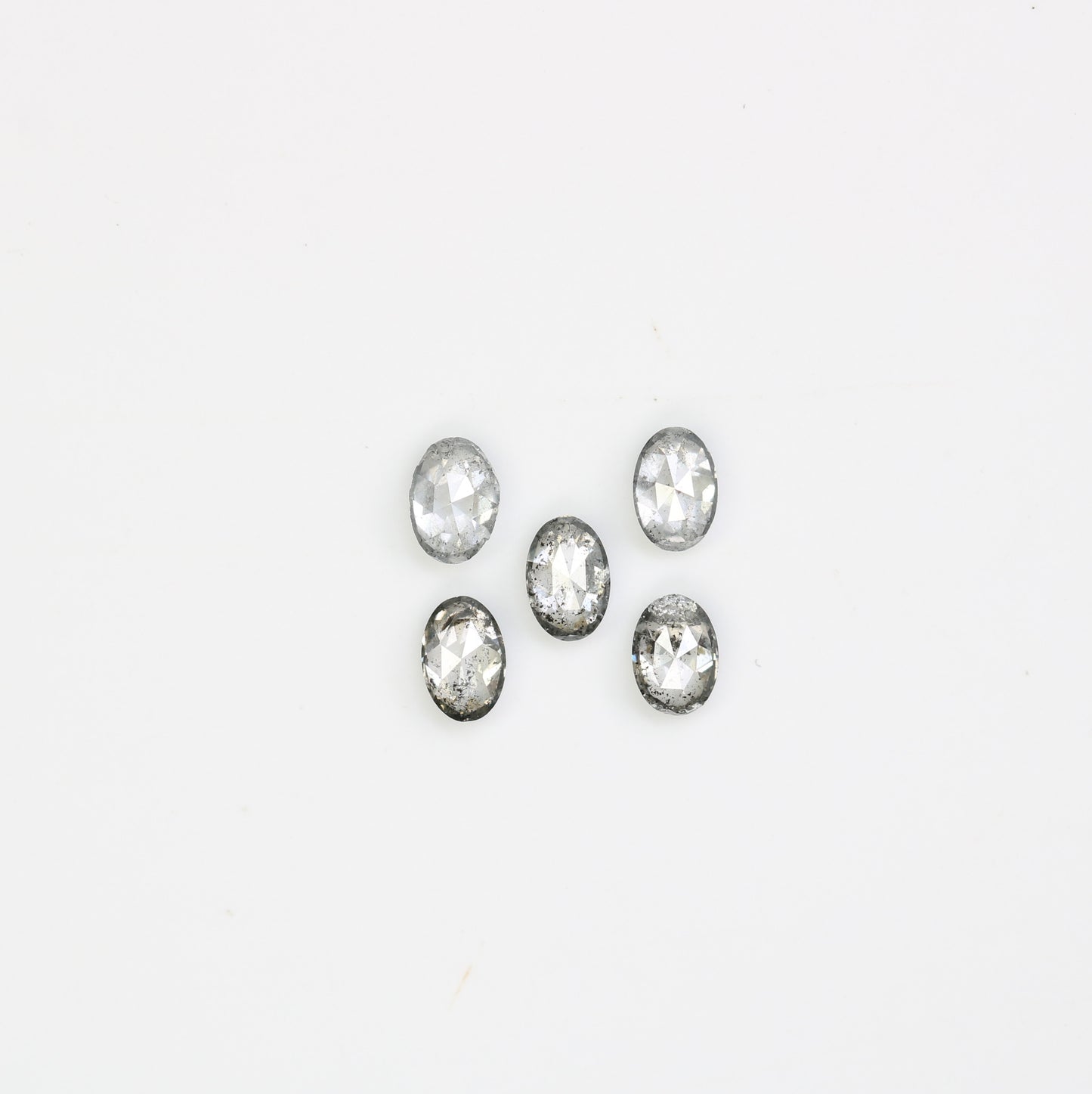 0.39 CT Natural Oval Shape Salt and Pepper Diamond for Custom Engagement Rings, Unique Fine Jewelry & Elegant Bridal Jewelry - JayKrishna Diamond