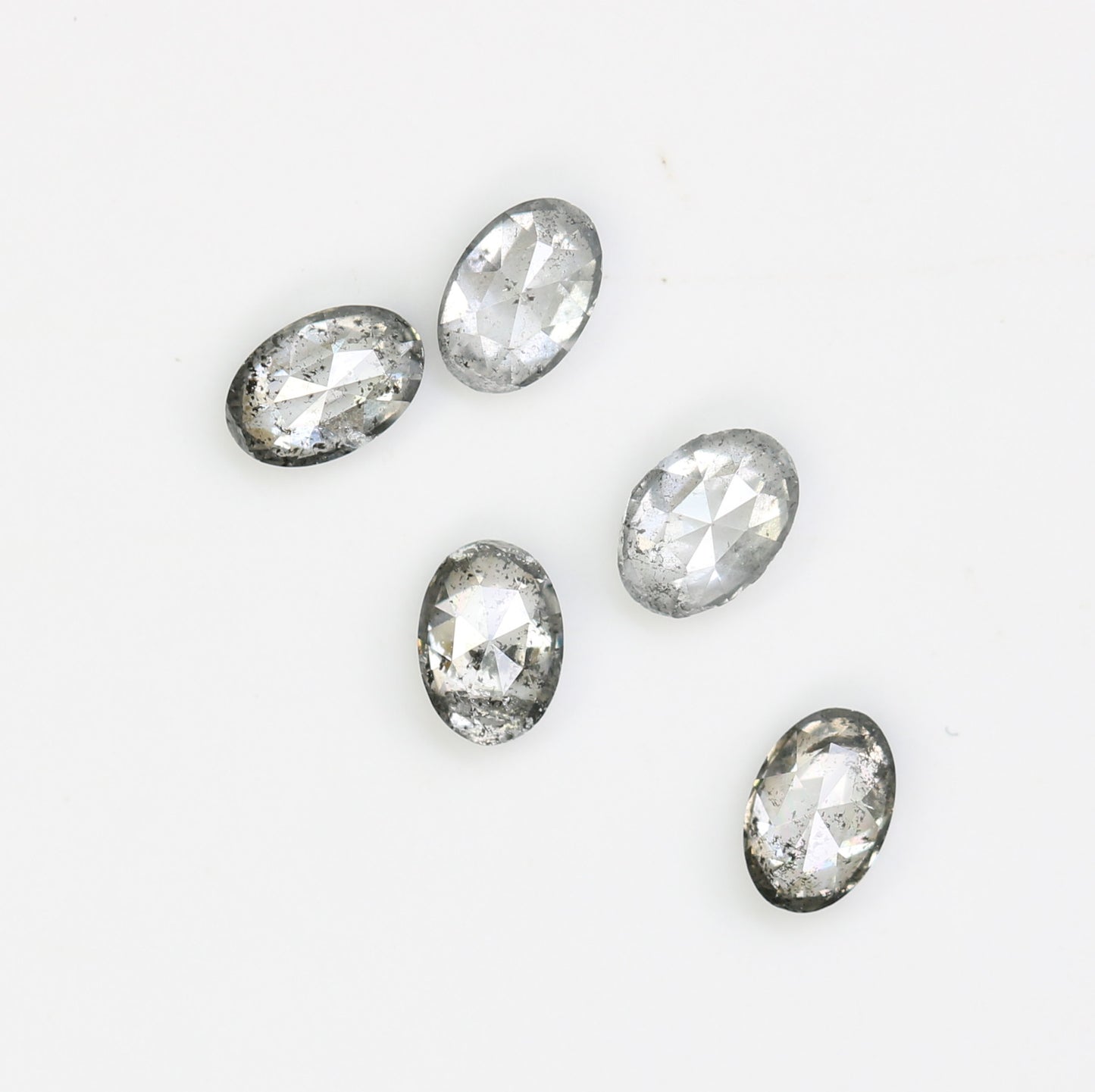 0.39 CT Natural Oval Shape Salt and Pepper Diamond for Custom Engagement Rings, Unique Fine Jewelry & Elegant Bridal Jewelry - JayKrishna Diamond