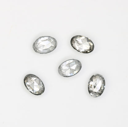 0.39 CT Natural Oval Shape Salt and Pepper Diamond for Custom Engagement Rings, Unique Fine Jewelry & Elegant Bridal Jewelry - JayKrishna Diamond