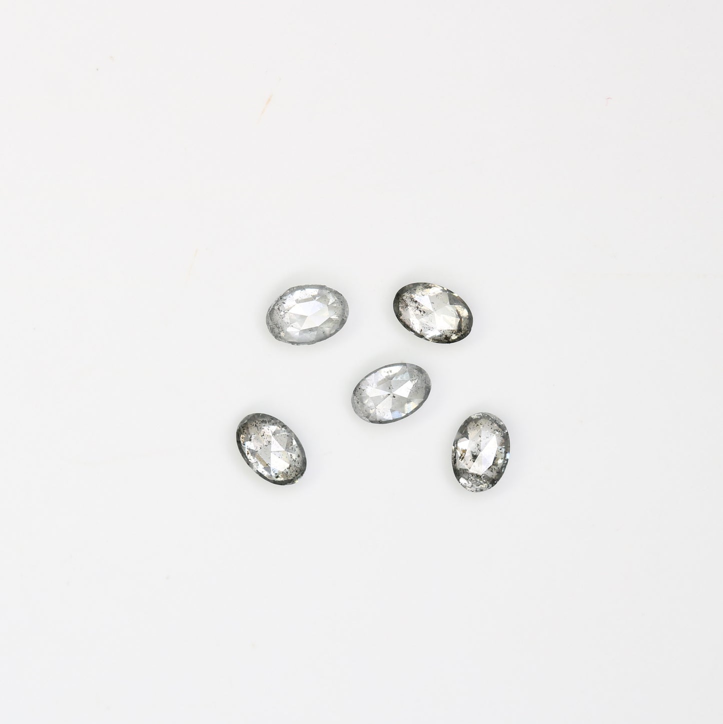 0.39 CT Natural Oval Shape Salt and Pepper Diamond for Custom Engagement Rings, Unique Fine Jewelry & Elegant Bridal Jewelry - JayKrishna Diamond