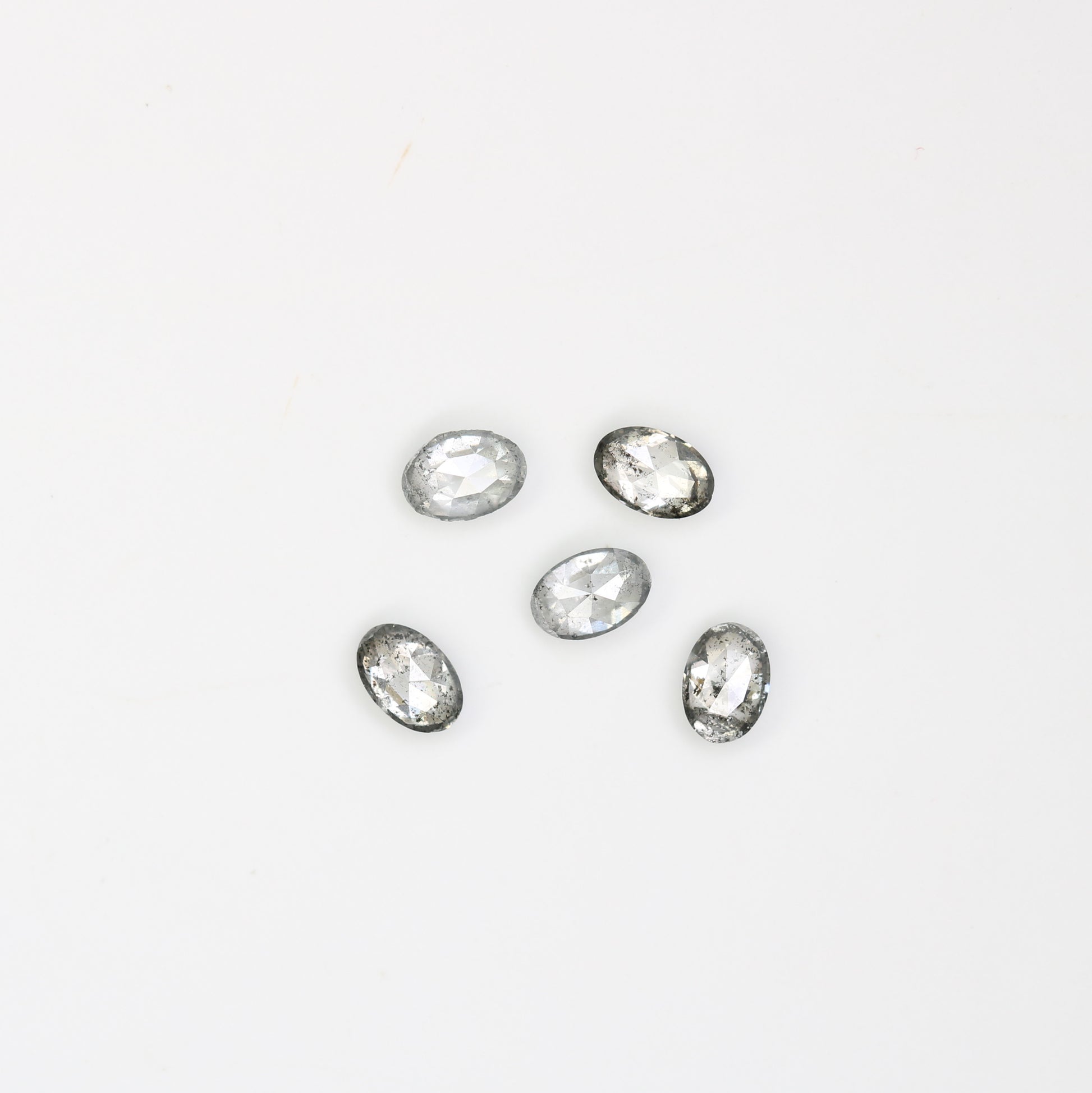 0.39 CT Natural Oval Shape Salt and Pepper Diamond for Custom Engagement Rings, Unique Fine Jewelry & Elegant Bridal Jewelry - JayKrishna Diamond