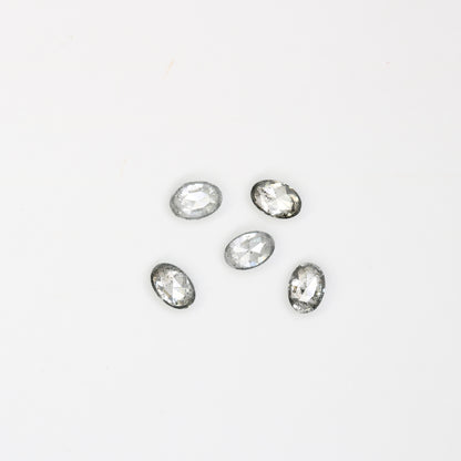 0.39 CT Natural Oval Shape Salt and Pepper Diamond for Custom Engagement Rings, Unique Fine Jewelry & Elegant Bridal Jewelry - JayKrishna Diamond