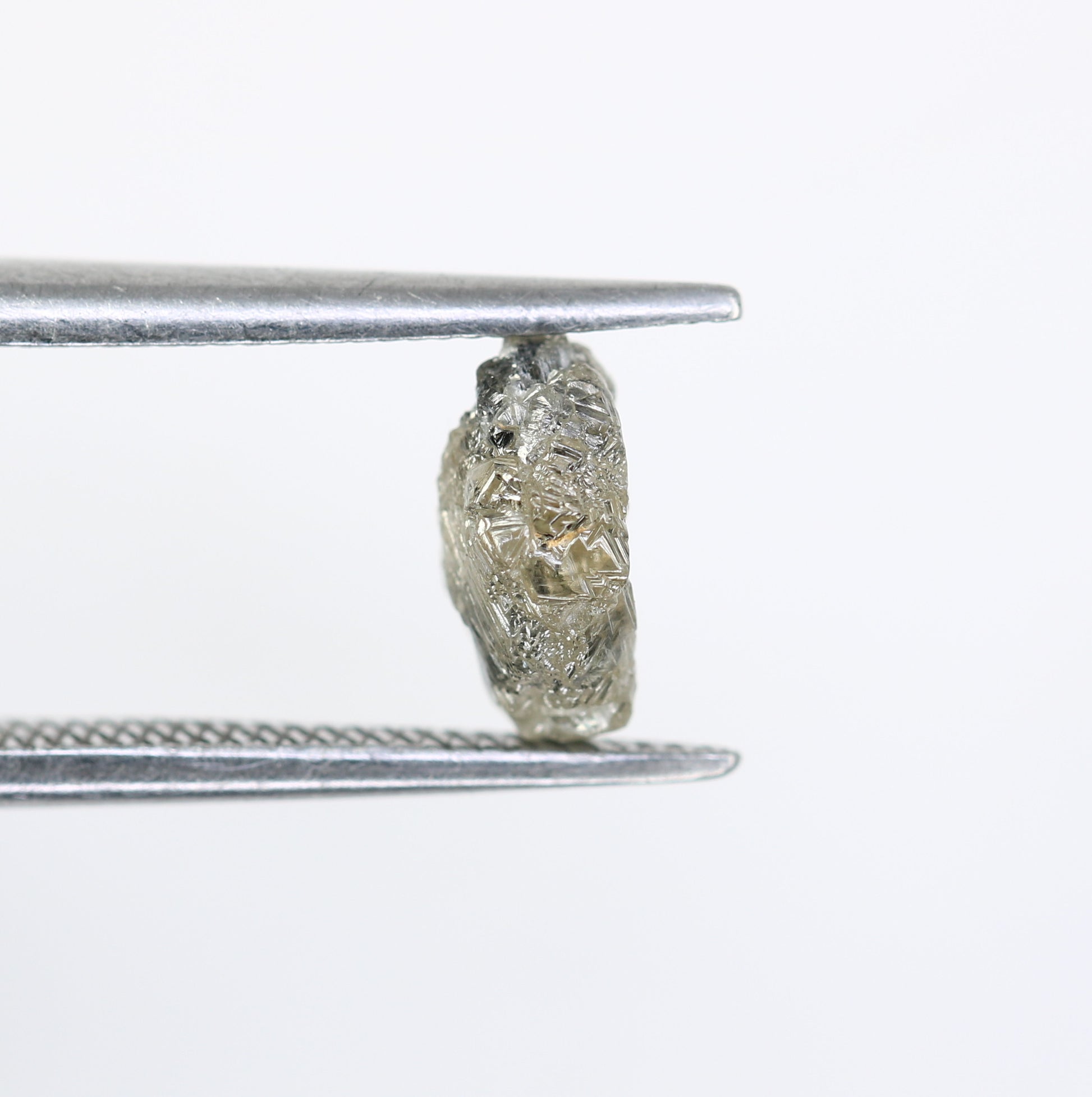 1.23 CT Salt And Pepper Rough Raw Uncut Diamond For Engagement Ring - JayKrishna Diamond