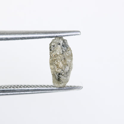 1.23 CT Salt And Pepper Rough Raw Uncut Diamond For Engagement Ring - JayKrishna Diamond