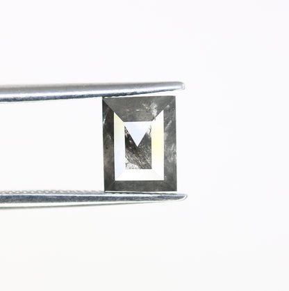 1.70 CT Geometric Shaped 6.90 MM Loose Salt And Pepper Diamond For Wedding Ring - JayKrishna Diamond