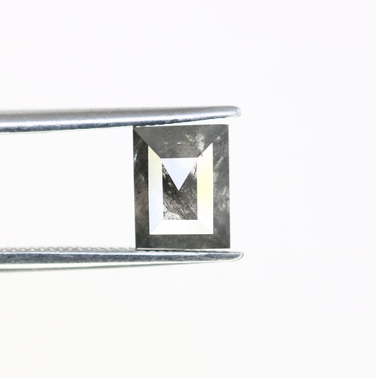 1.70 CT Geometric Shaped 6.90 MM Loose Salt And Pepper Diamond For Wedding Ring - JayKrishna Diamond