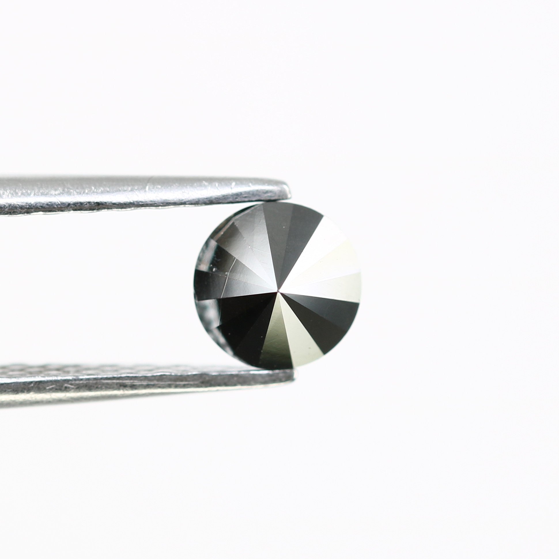 0.65 CT 5.00 MM Black Natural Round Brilliant Cut Loose Diamond for Wedding Ring - Unique Gemstone for Custom Bridal Jewelry - JayKrishna Diamond