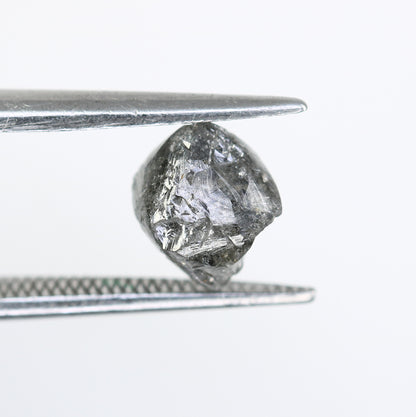 2.02 CT Raw Uncut Salt And Pepper Rough Diamond For Engagement Ring - JayKrishna Diamond