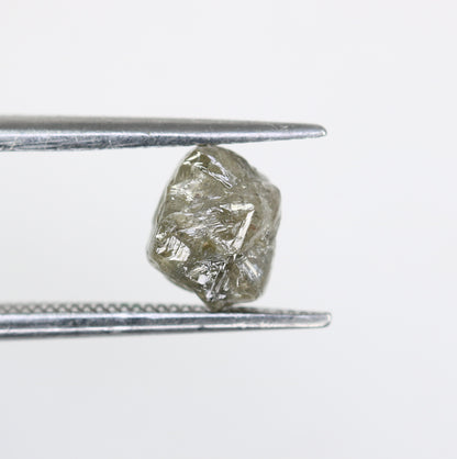 1.67 CT Irregular Cut Raw Salt And Pepper Rough Diamond For Engagement Ring - JayKrishna Diamond