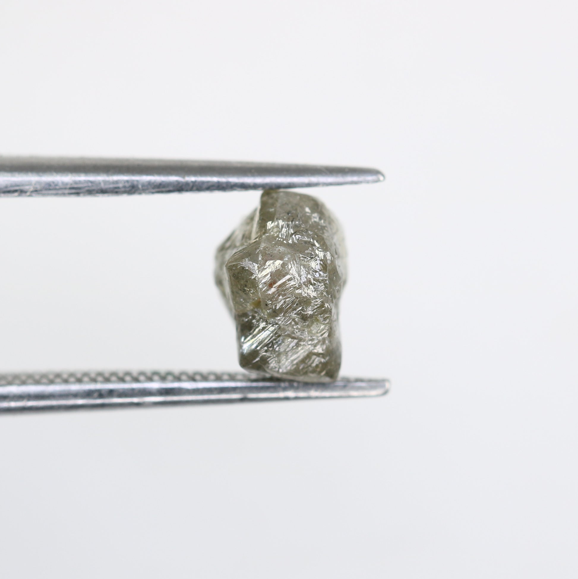 1.67 CT Irregular Cut Raw Salt And Pepper Rough Diamond For Engagement Ring - JayKrishna Diamond