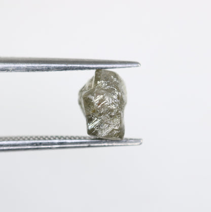 1.67 CT Irregular Cut Raw Salt And Pepper Rough Diamond For Engagement Ring - JayKrishna Diamond