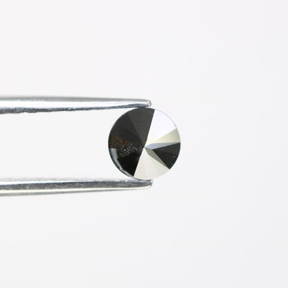 0.68 CT 5.10 MM Black Round Brilliant Cut Loose Diamond for Wedding Ring - Unique Gemstone for Custom Bridal Jewelry Designs - JayKrishna Diamond