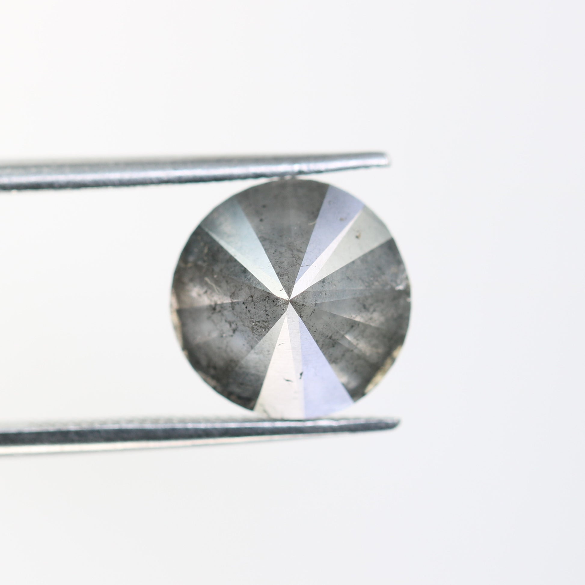 4.57 CT Salt And Pepper Loose Round Brilliant Cut Diamond For Galaxy Ring - JayKrishna Diamond