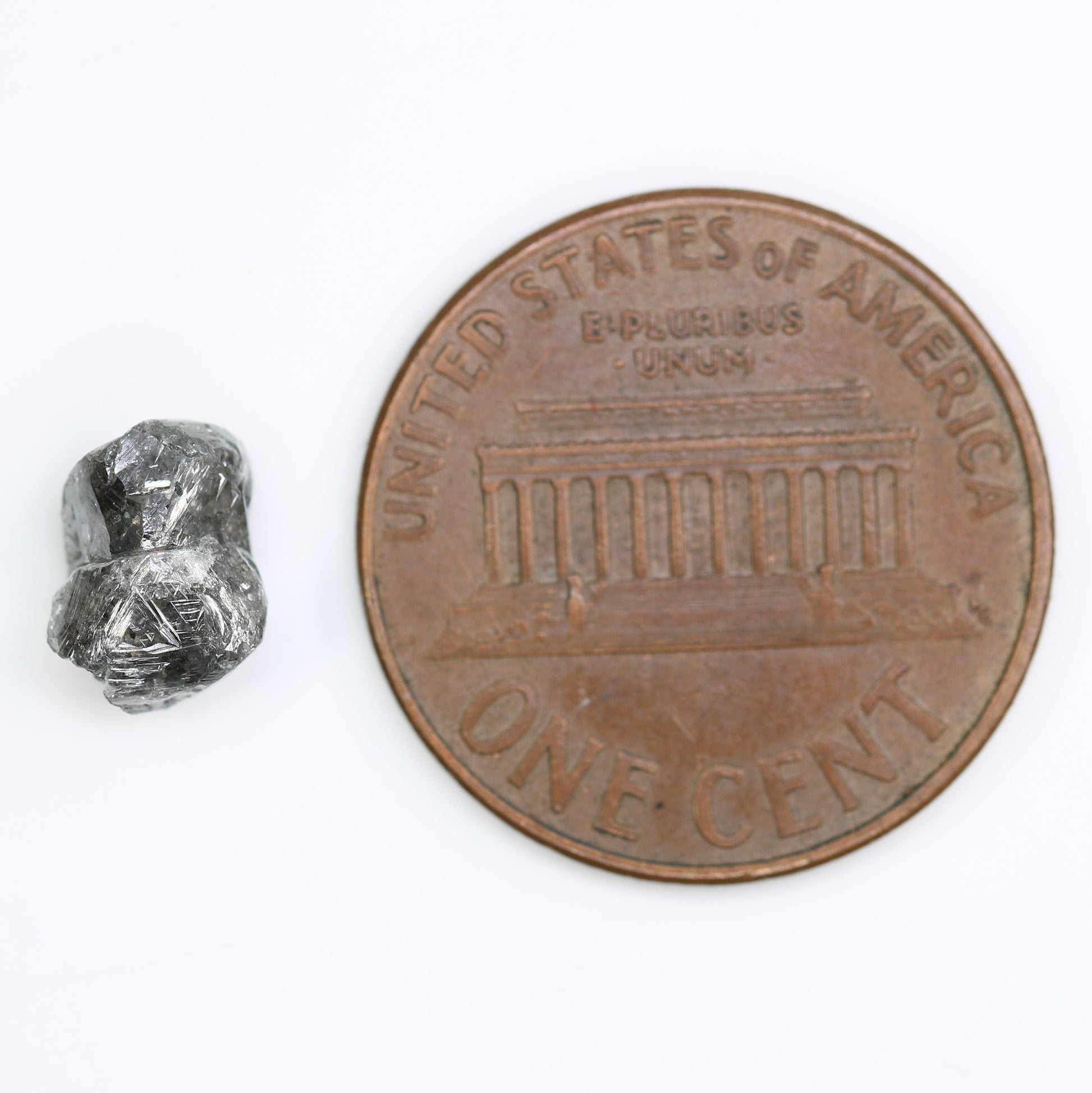 2.04 CT Raw Salt And Pepper Irregular Cut Rough Diamond For Engagement Ring - JayKrishna Diamond