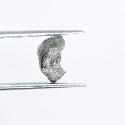 3.20 CT Raw Irregular Cut Rough Salt And Pepper Diamond For Engagement Ring - JayKrishna Diamond