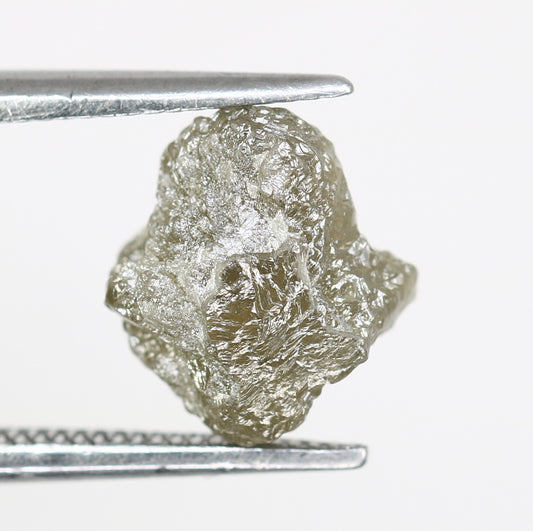 2.66 CT Raw Salt And Pepper Uncut Rough Diamond For Engagement Ring - JayKrishna Diamond