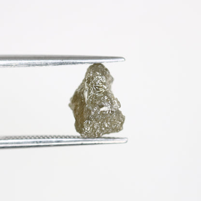 2.66 CT Raw Salt And Pepper Uncut Rough Diamond For Engagement Ring - JayKrishna Diamond