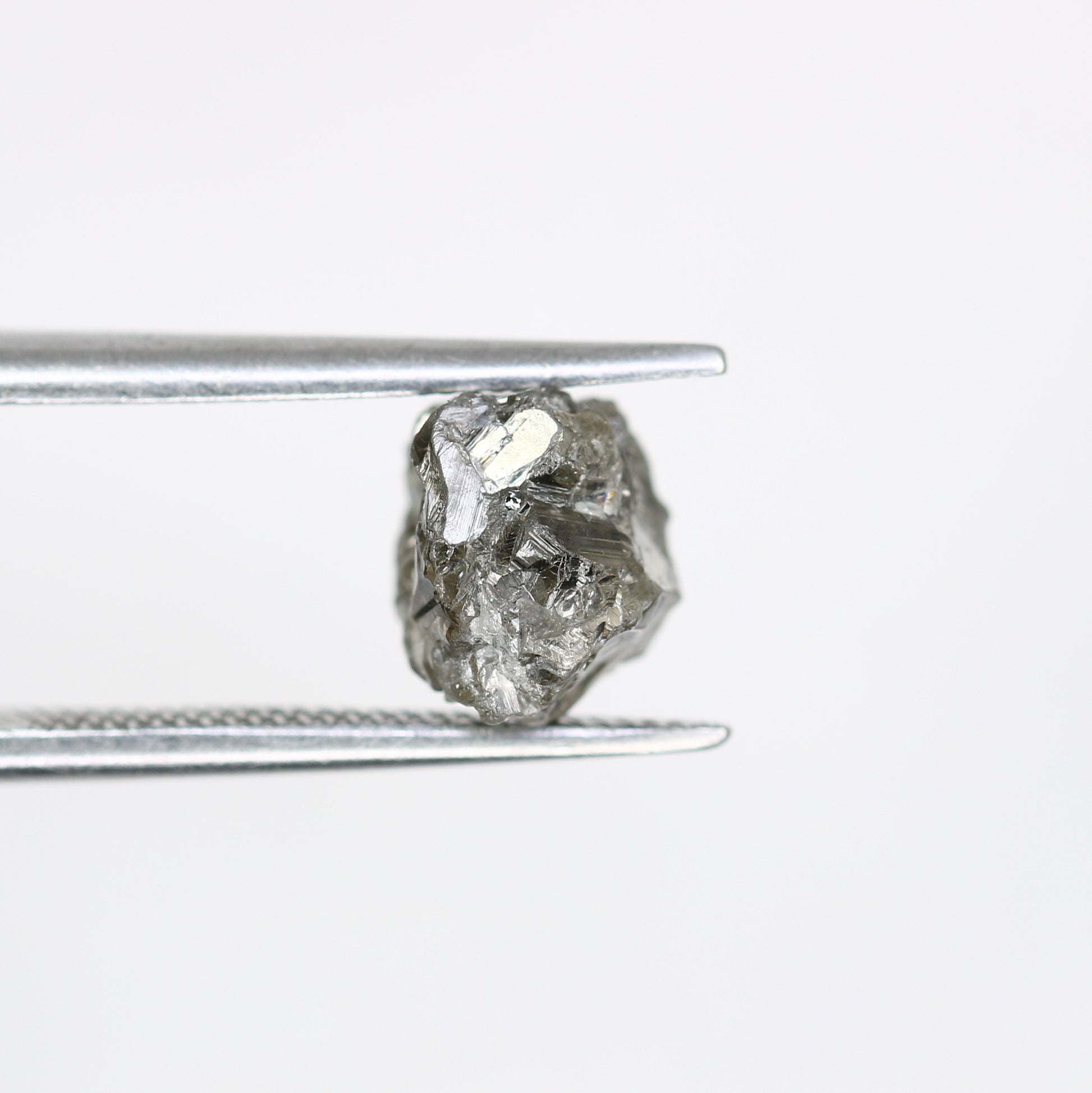 2.50 CT Raw Salt And Pepper Uncut Rough Diamond For Engagement Ring - JayKrishna Diamond