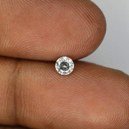 0.31 CT Natural Loose Round Brilliant Cut Salt and Pepper Diamond – Perfect for Galaxy Rings | Unique Salt and Pepper Round Diamond - JayKrishna Diamond