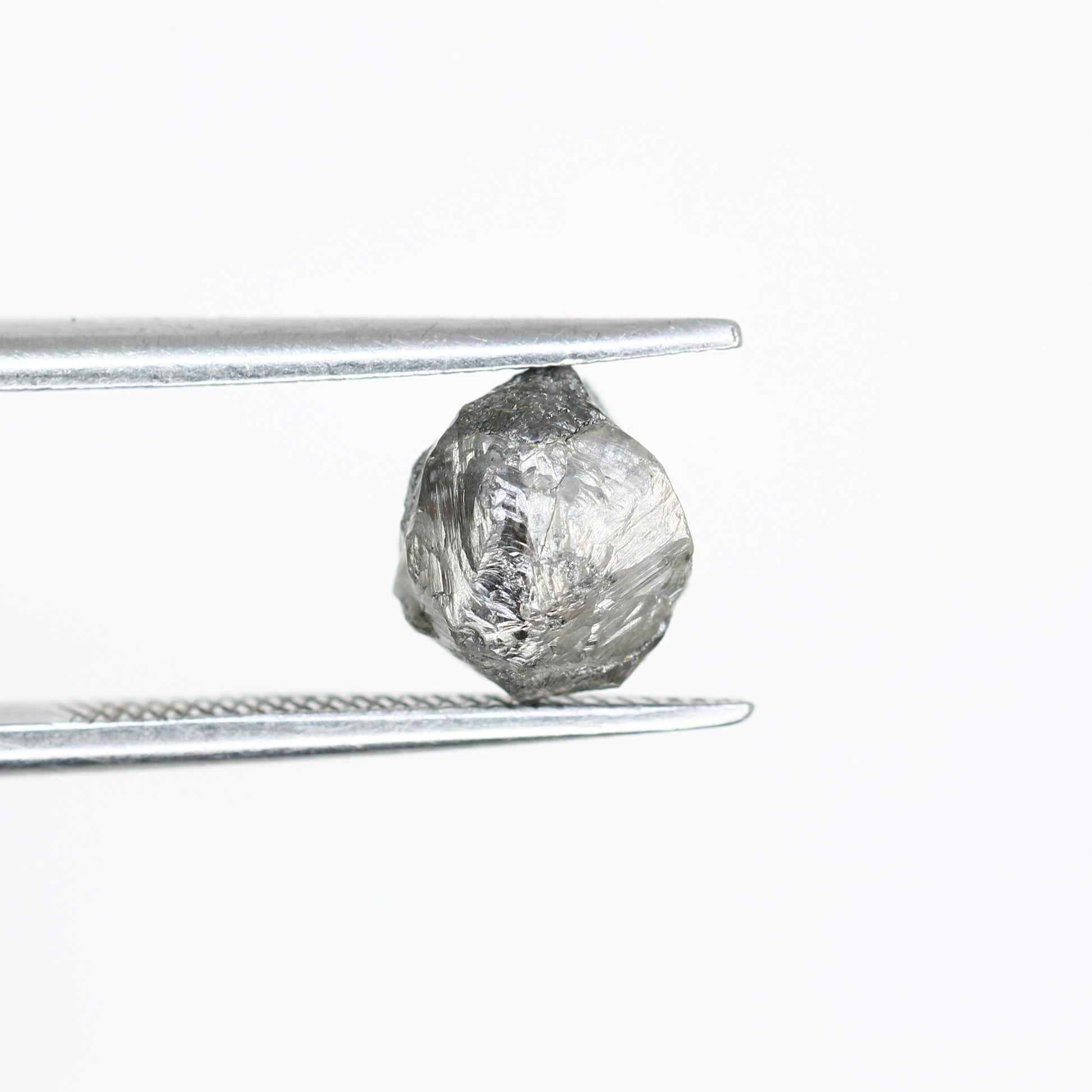 2.23 CT Raw Salt And Pepper Irregular Cut Rough Diamond For Engagement Ring - JayKrishna Diamond