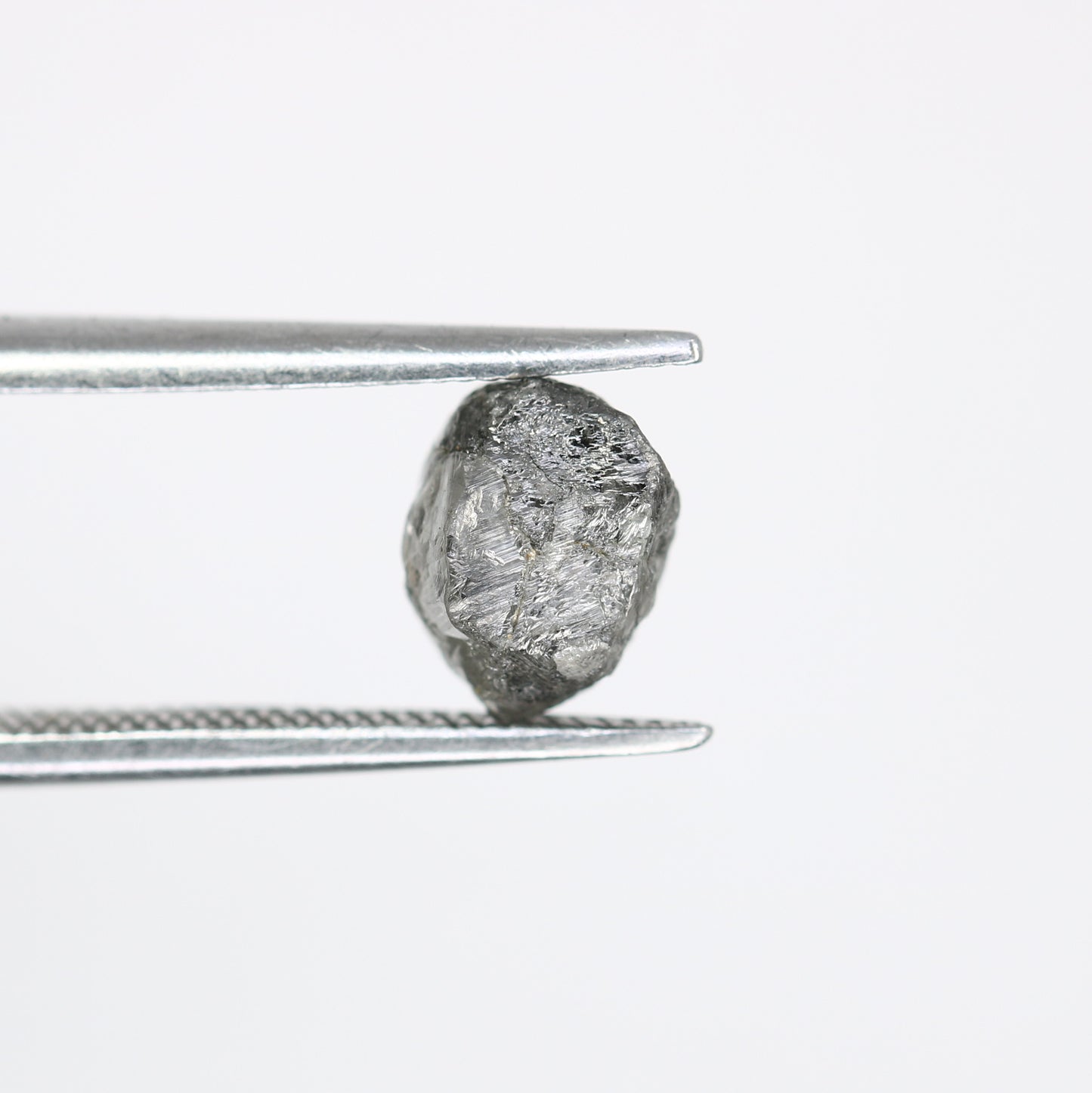 2.23 CT Raw Salt And Pepper Irregular Cut Rough Diamond For Engagement Ring - JayKrishna Diamond