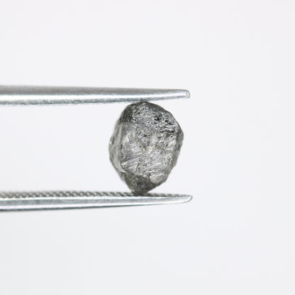 2.23 CT Raw Salt And Pepper Irregular Cut Rough Diamond For Engagement Ring - JayKrishna Diamond