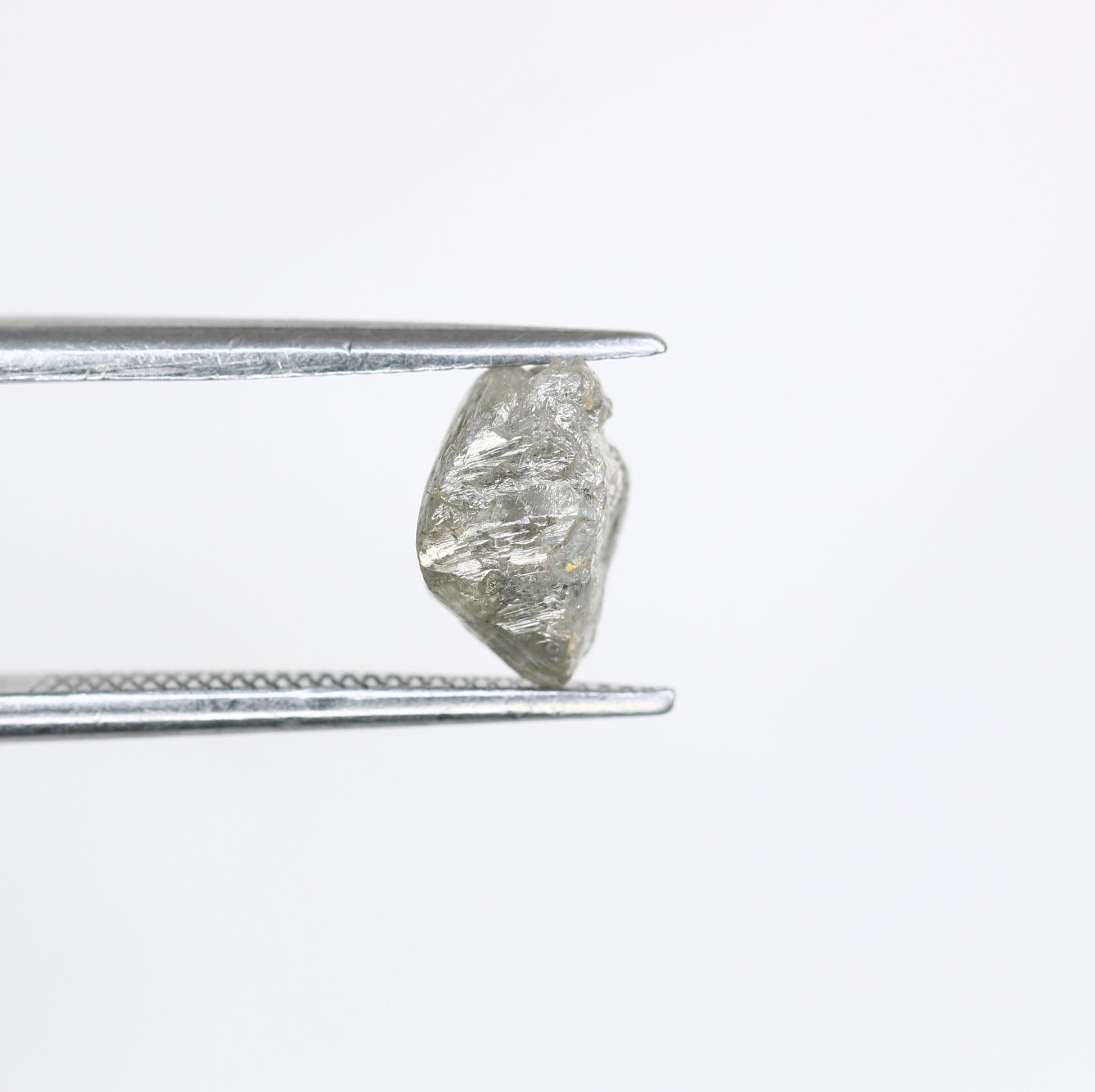 1.62 CT Salt And Pepper Uncut Raw Rough Diamond For Engagement Ring - JayKrishna Diamond