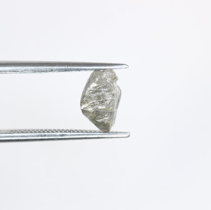 1.62 CT Salt And Pepper Uncut Raw Rough Diamond For Engagement Ring - JayKrishna Diamond