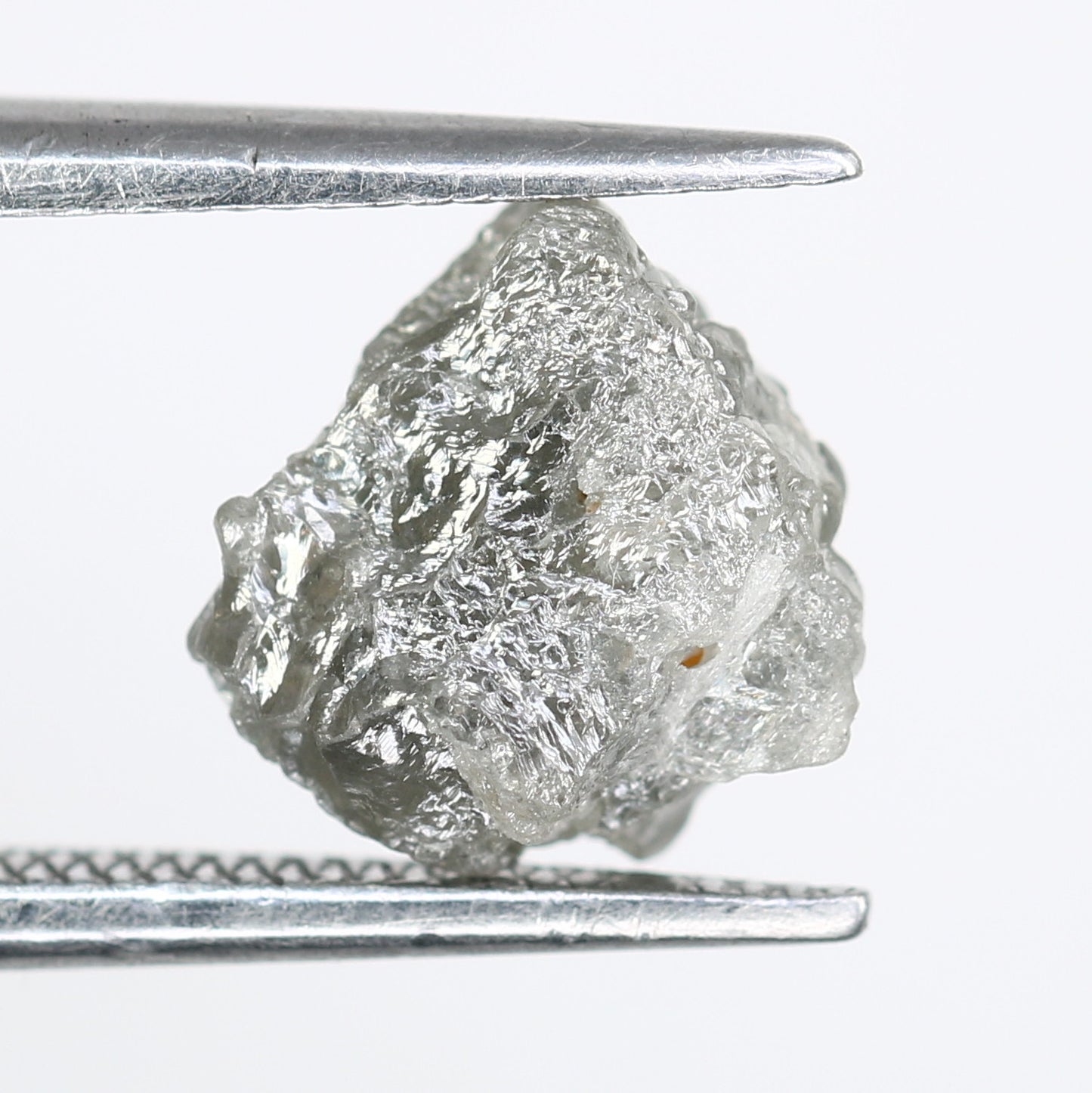 2.85 CT Salt And Pepper Uncut Raw Rough Diamond For Engagement Ring - JayKrishna Diamond