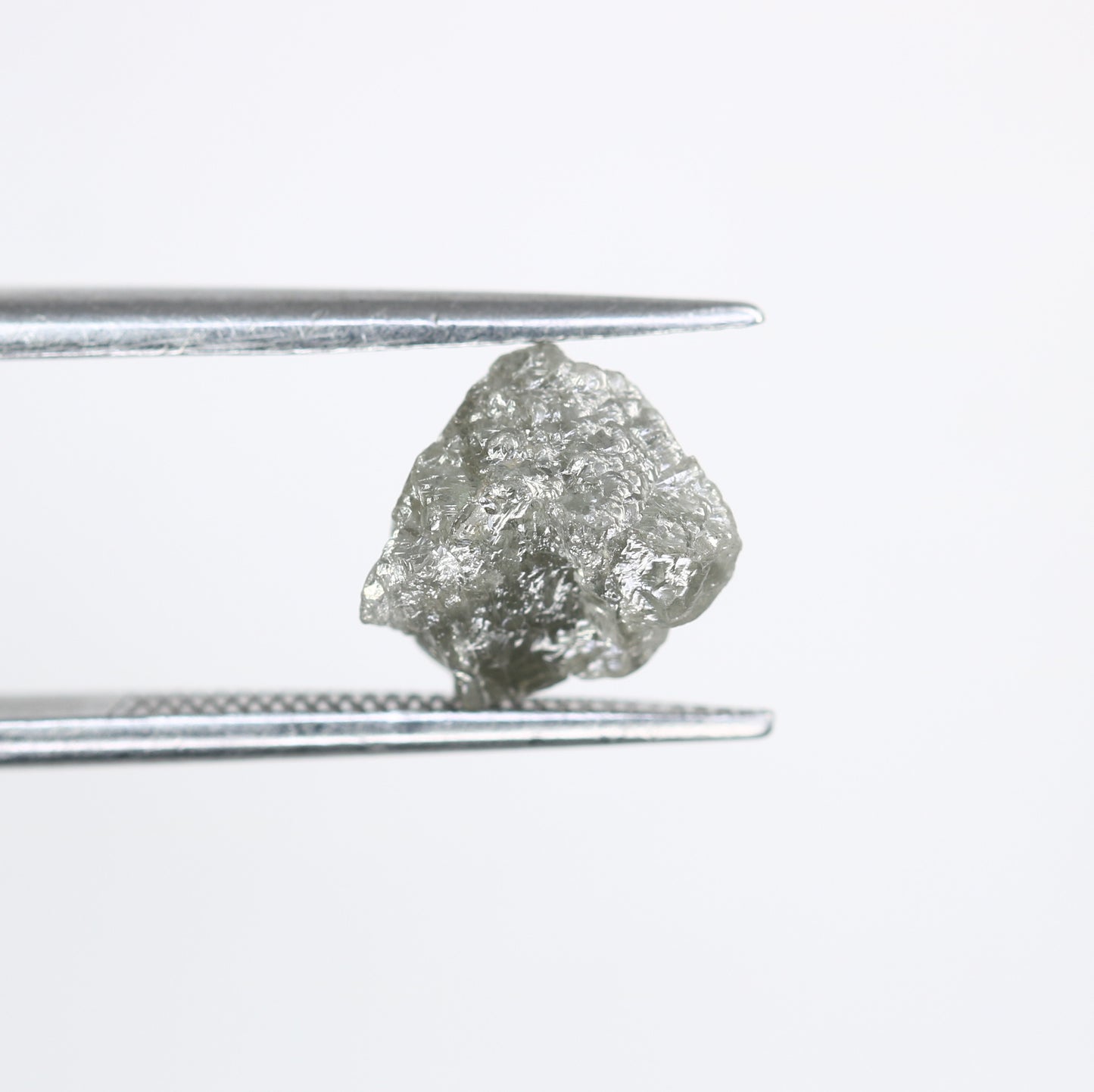 2.85 CT Salt And Pepper Uncut Raw Rough Diamond For Engagement Ring - JayKrishna Diamond