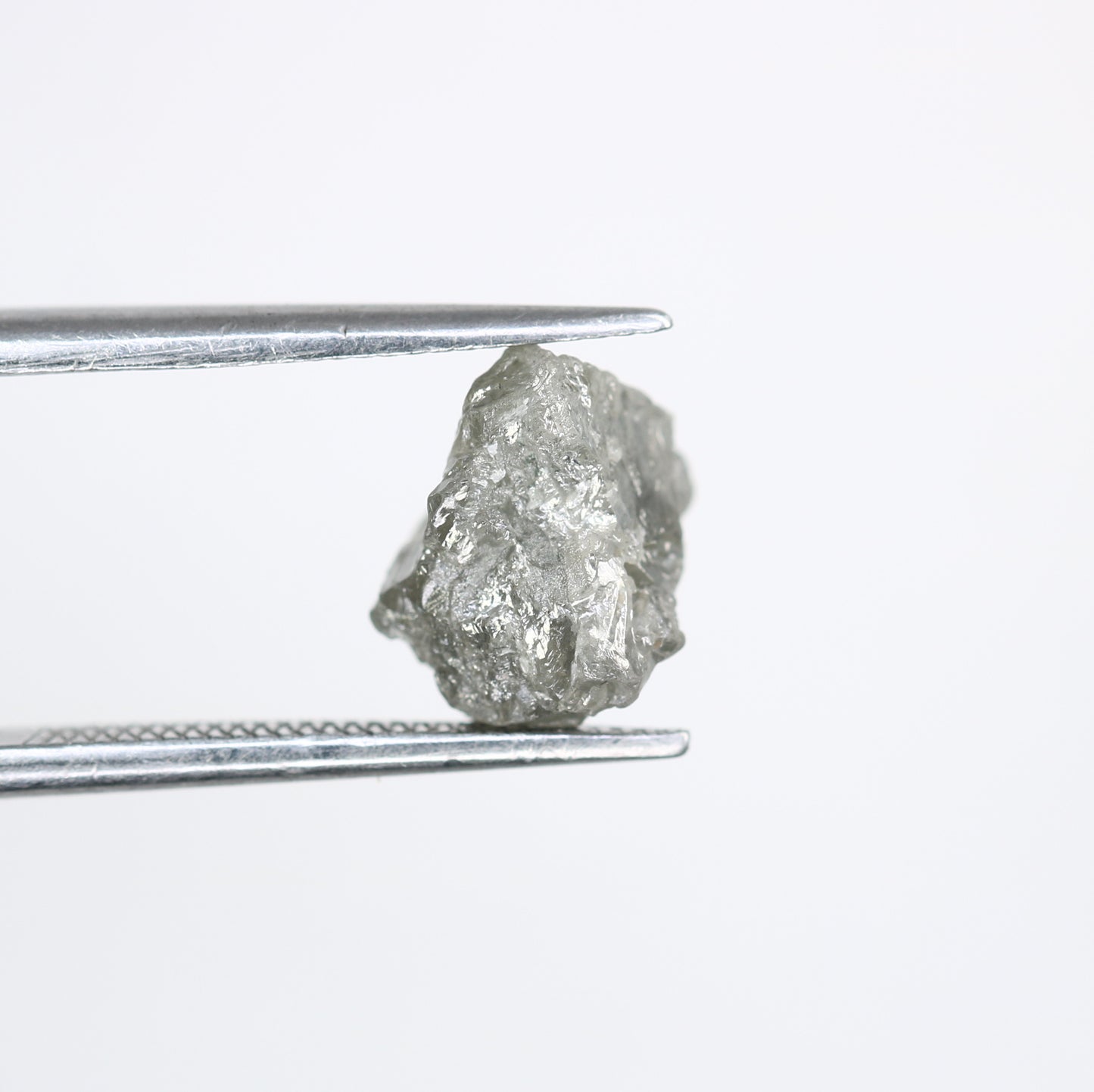 2.85 CT Salt And Pepper Uncut Raw Rough Diamond For Engagement Ring - JayKrishna Diamond