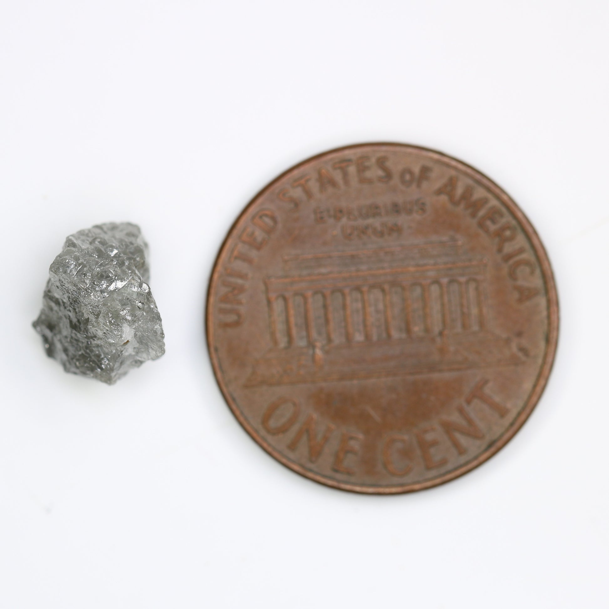 2.85 CT Salt And Pepper Uncut Raw Rough Diamond For Engagement Ring - JayKrishna Diamond