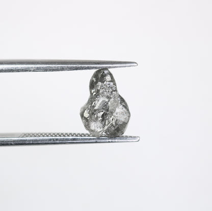 1.83 CT Irregular Cut Raw Salt And Pepper Rough Diamond For Engagement Ring - JayKrishna Diamond