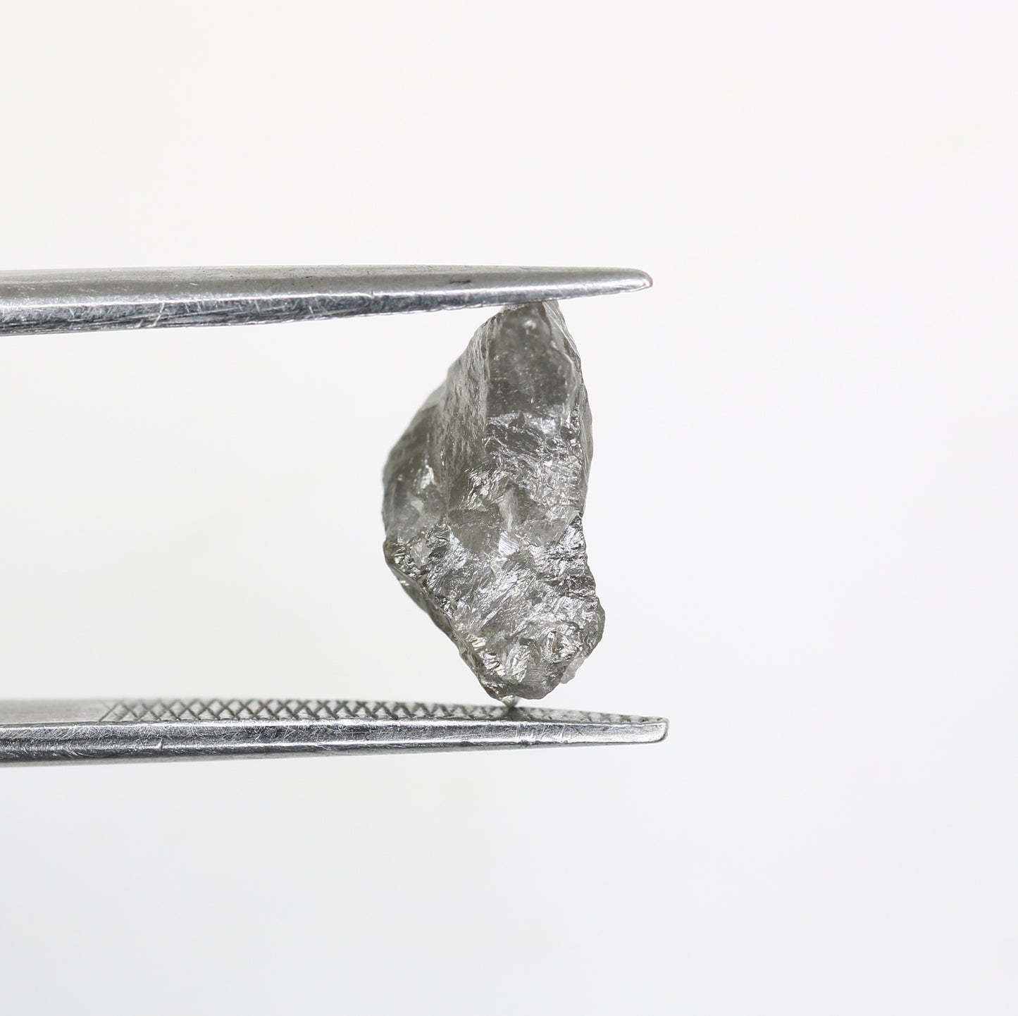 2.52 CT Raw Rough Irregular Cut Salt And Pepper Diamond For Engagement Ring - JayKrishna Diamond