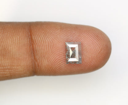 0.98 Carat Baguette Shape Natural Salt And Pepper Diamond For Wedding Ring - JayKrishna Diamond