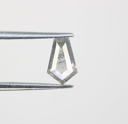 0.72 Carat Salt And Pepper Loose Geometric Shape Diamond For Engagement Ring - JayKrishna Diamond