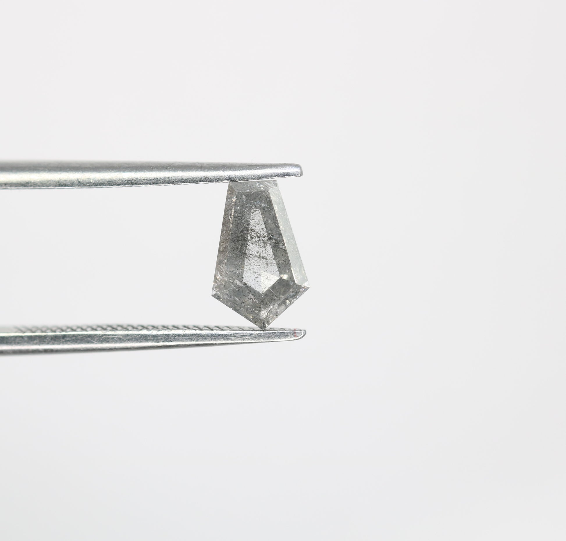 0.72 Carat Salt And Pepper Loose Geometric Shape Diamond For Engagement Ring - JayKrishna Diamond