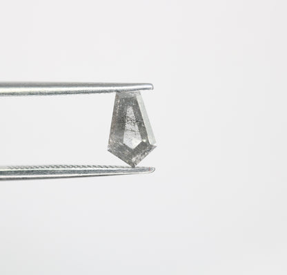 0.72 Carat Salt And Pepper Loose Geometric Shape Diamond For Engagement Ring - JayKrishna Diamond