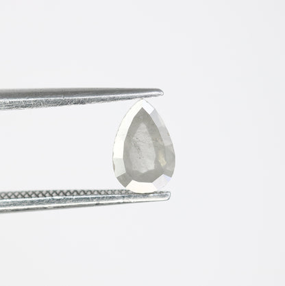 0.64 Carat Natural Loose Pear Shape Salt and Pepper Diamond for a Distinctive Wedding Ring: Elegant Gemstone Jewelry Piece - JayKrishna Diamond