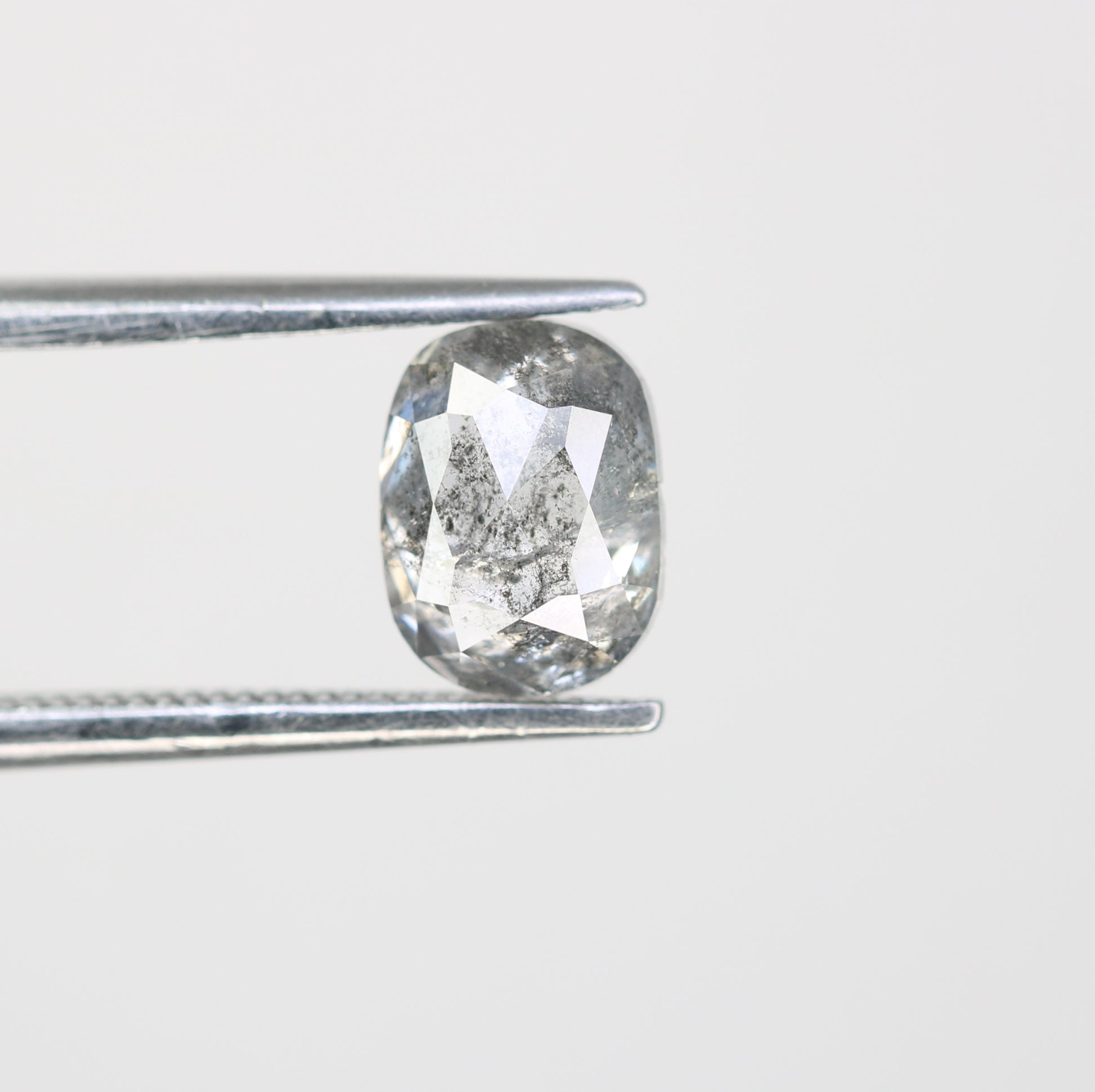 1.42 Carat Oval Shaped Natural Salt And Pepper Diamond For Galaxy Ring - JayKrishna Diamond